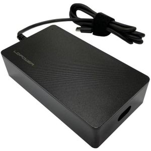 LC-Power Netzteil NB Notebook-Netzteil LC-NB-PRO-140-C 140W (140 W), Voeding voor notebooks, Zwart
