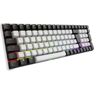 Sharkoon - SGK50 S2 - Toetsenbord - Wit - Gateron Geel, Hot-Swap, VIA en QMK Compatibiliteit