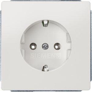 Siemens, Stopcontacten, DELTA stijl, Schuko contactdoos 10/16A 250V Afdekplaat 68x 68mm