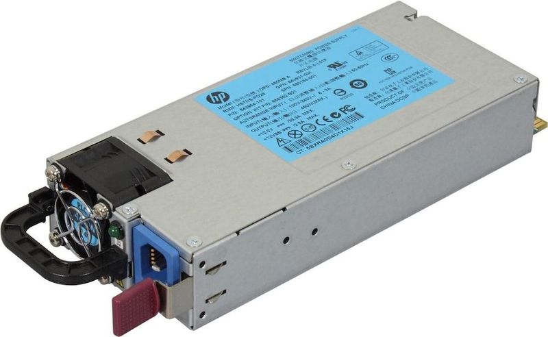 HPE HP Common Slot Hoog Rendement (460 W), PC-voedingseenheid, Zilver, Zwart
