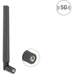 Delock 5G 3,4 - 5,0 GHz Antenne SMA Stecker 4,7 dBi omnidire (5G), Netwerkantenne