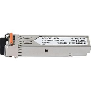 CBO Alcatel-Lucent 3FE25772AB Compatibel BlueOptics SFP BO15C4931620D, Zendontvangers, Zilver