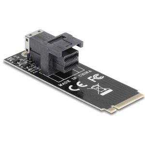 Delock Adapter M.2 Key M naar SFF-8643 NVMe 2260, Accessoires voor harde schijven