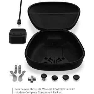 Microsoft Xbox Elite draadloze controller serie 2 - Compleet onderdelenpakket (Xbox, PC), Accessoires voor spelcomputers, Zwart