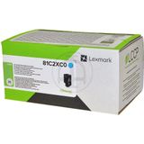 Lexmark 81C2XC0 tonercartridge 1 stuk(s) Origineel Cyaan