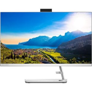 Lenovo IdeaCentre AIO 3 27ALC6 Ryzen 7 7730U 27 FHD IPS 250nits AG 16GB DDR4 3200 SSD512 AMD Radeon (16 GB, 512 GB, SSD, Niet beschikbaar), PC, Wit