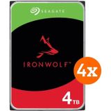 Seagate - IronWolf - Harde Schijf - 4TB - 3,5 inch - 4-Pack