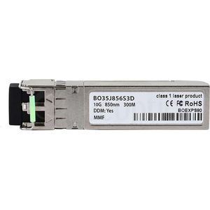 CBO Aruba JW091A Compatibel BlueOptics SFP+ BO35J856S3D, Zendontvangers, Zilver