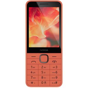 Nokia 215 4G (2024) (2.80"", 128 MB, 4G), Sleutel mobiele telefoon, Oranje