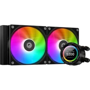 ID-Cooling Liquid Processor Cooler with SL240 XE Display Black aRGB Lighting, CPU waterkoelers, Zwart