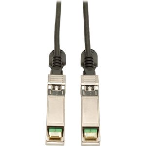 Tripp Lite N280-01M-BK InfiniBand/fibre optic cable 1 m SFP+ Zwart