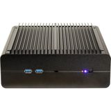 Intertech - IP-60 - PC Behuizing - Zwart - Mini ITX - 2xUSB 3.0