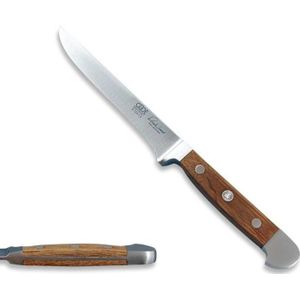 Güde Uitbeenmes, flex, gesmeed, Alpha serie, dubbele bolster, eikenhouten handvat, eReader