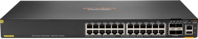 Aruba - HPE Networking CX 6200F - Netwerkschakelaar - 24G PoE - 370W
