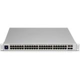 Ubiquiti - USW Pro 48 - Netwerkschakelaar - Zilver - 48 Poorten - 4x SFP