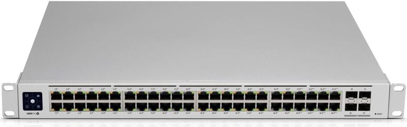 Ubiquiti - USW Pro 48 - Netwerkschakelaar - Zilver - 48 Poorten - 4x SFP