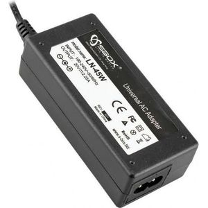 Sbox Adapter voor Lenovo notebooks LN-45W (45 W), Voeding voor notebooks, Zwart