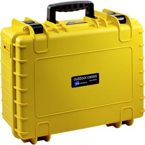 B&W International Type 5000 Outdoor Case Incl. Schuimstof - Geel