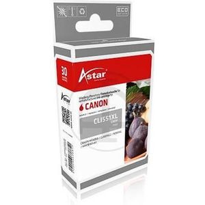 Astar, Inkt, 11 ml - grijs - compatibel - inktpatroon (GY)