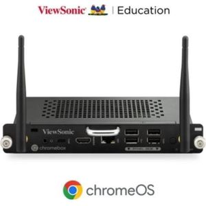 Viewsonic Chromebox OPS Intel i5-1335U 16GB 256GB SSD ChromeOS (256 GB, 16 GB, Intel Core i5-1335U, Intel Iris Graphics), PC, Zwart