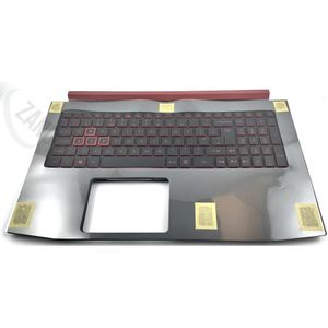 Acer AN515-41/AN515-51 Keyboard (UK-ENGLISH) & Upper cover (Black), Onderdelen voor notebooks, Zwart