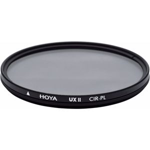 Hoya Cirkular UX II Poolfilter 58mm (58 mm, Polarisatiefilter), Lensfilter, Zwart