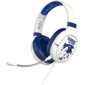 OTL Technologieën Sonic Boom SH0900 Hoofdtelefoon & Headset Bedrade Hoofdband Gaming Blauw, Wit (Bedraad), Gaming headset, Wit
