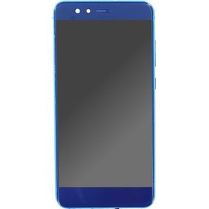 OEM Beeldscherm + frame voor Huawei P10 Lite blauw, zonder logo (Scherm, Huawei P10 Lite), Onderdelen voor mobiele apparaten, Blauw