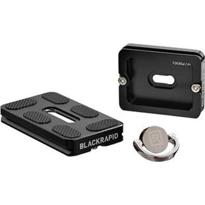 Blackrapid Statiefplaat, Arca-Swiss compatibel, 70 mm, Camera riemen, Zwart