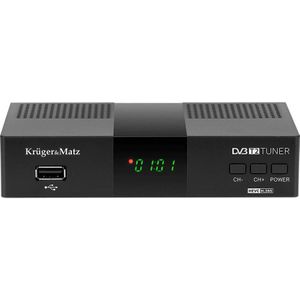 Krüger&Matz DVB-T2 H.265 HEVC-ontvanger Krüger & Matz, TV-ontvanger