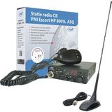 PNI - Pakket Radio CB ESCORT HP 8001L ASQ - Antenne CB Extra 48 - Netwerk Accessoires