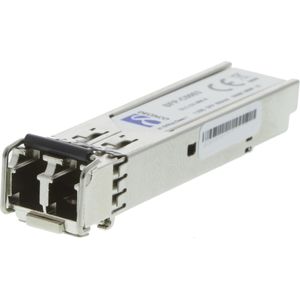 Deltaco SFP-DL002 - SFP (mini-GBIC) tr, Zendontvangers, Zilver