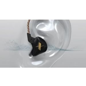KZ - EDX - In Ear Headphones - Zwart - Inclusief Verwisselbare Oordopjes