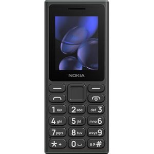 HMD Nokia 105 (2024) (2", 2G), Sleutel mobiele telefoon, Zwart