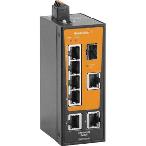 Weidmüller Netwerkschakelaar onbeheerd, Netwerkschakelaar