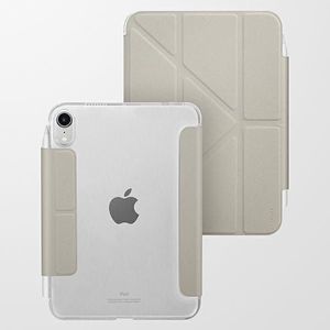 Uniq Unieke hoes voor Camden iPad Mini (2021) grijs (IPad mini (2021)), Tablethoes, Grijs