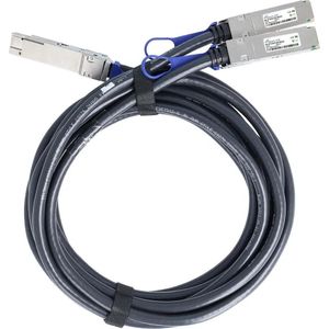 BlueLAN HPE R8M57A compatibele QSFP56 DAC BL072001W2M26, Zendontvangers, Zwart