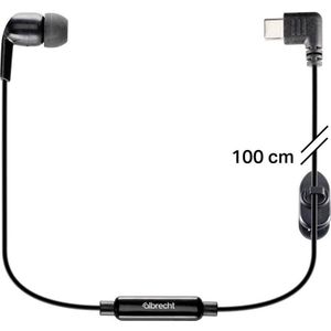Albrecht Tectalk biz in-ear headset 100cm, Accessoires voor portofoons