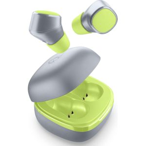 Cellularline AQL Draadloze Bluetooth In-Ear Headset EVADE (lime) (22 h, Draadloze), Koptelefoon, Groen