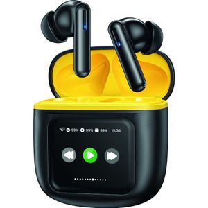 NABO Touch (ANC, 4 h, Draadloze), Koptelefoon, Zwart