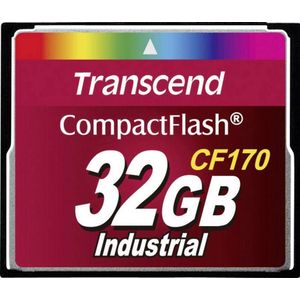 Transcend 32GB CF KAART (CF170) (CF, 32 GB), Geheugenkaart