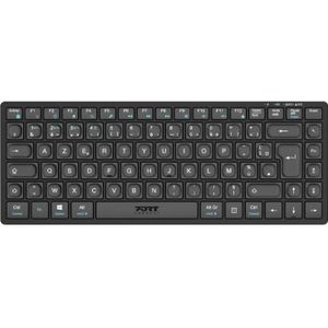 Port Connect - Mini-Toetsenbord - Oplaadbaar - Zwart - Bluetooth - USB-C