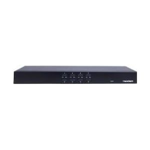 Exertis Connect USB- PS/2 KVM-switch, 8-poorts, met OSD-menu, IP-ready voor het bedienen van 8 lokale servers met..., KVM schakelaars