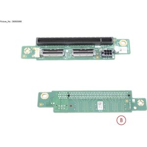 Fujitsu Interne RAID-risermodule, Server accessoires, Zwart