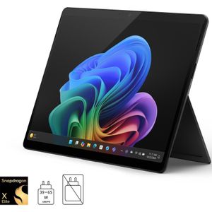 Microsoft Surface Pro – Copilot+ PC (Netzteil separat erhältlich) – 11. Edition (13", 1000 GB, 16 GB, Zonder toetsenbordindeling, Snapdragon X Elite X1E-80-100), Notebook, Zwart