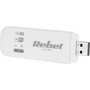 Rebel - RB-0700 - Router - Wit - Draagbaar - 4G Verbinding - Maximaal 10 Gebruikers