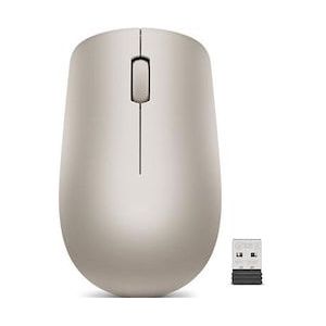 Lenovo 530 Muis Ambidexter Rf (Draadloze), Muis, Bruin