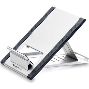 Mousetrapper Laptopstandaard Notebook- en tabletstandaard Zwart, Zilver, Notebookstandaard, Zilver, Zwart