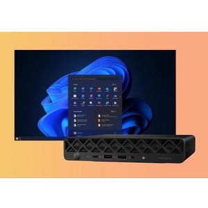 HP ProDesk 4 Mini G1i Desktop AI PC (2000 GB, 16 GB, Intel Core Ultra 7 265T, Intel Arc Graphics), PC, Zwart