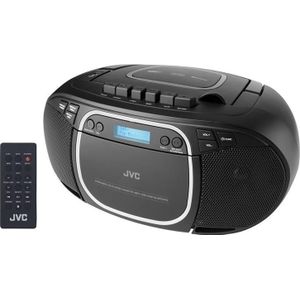 JVC RC-E561B-DAB CD-speler Draagbare CD-speler Zwart (FM, DAB+, Bluetooth), Radio, Zwart